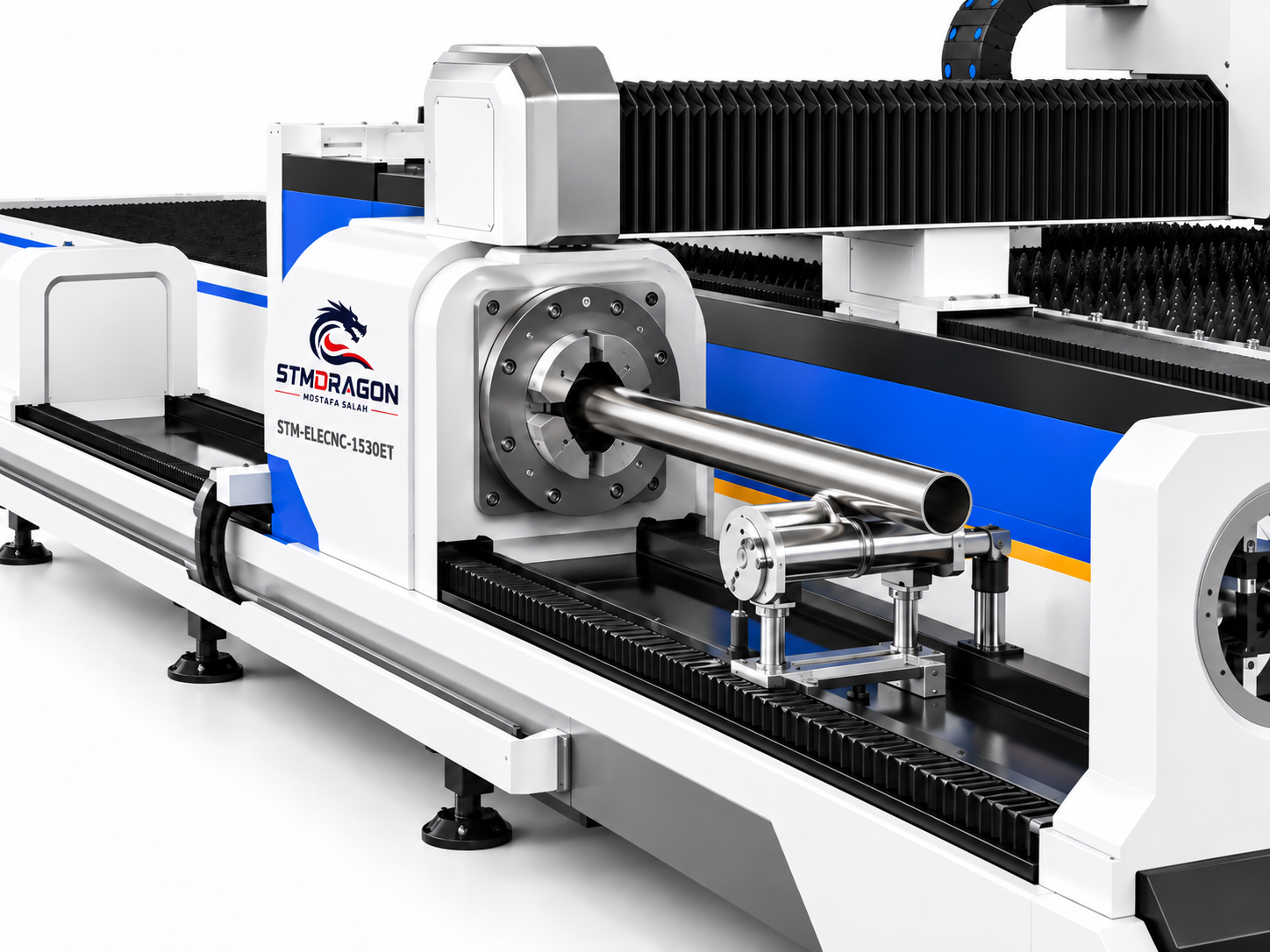 STMDRAGON STM-ELECNC-1530ET 1530ET Metal Sheet & Pipe Fiber Laser Cutting Machine - Image 3