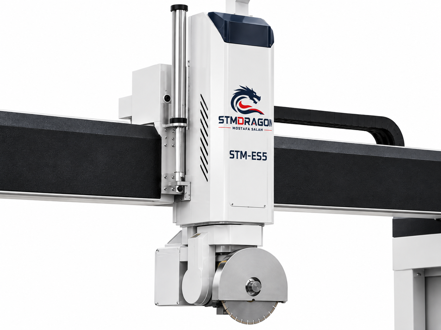 STMDRAGON STM-ES5 5 Axis CNC Stone Bridge Saw Machine - Image 4