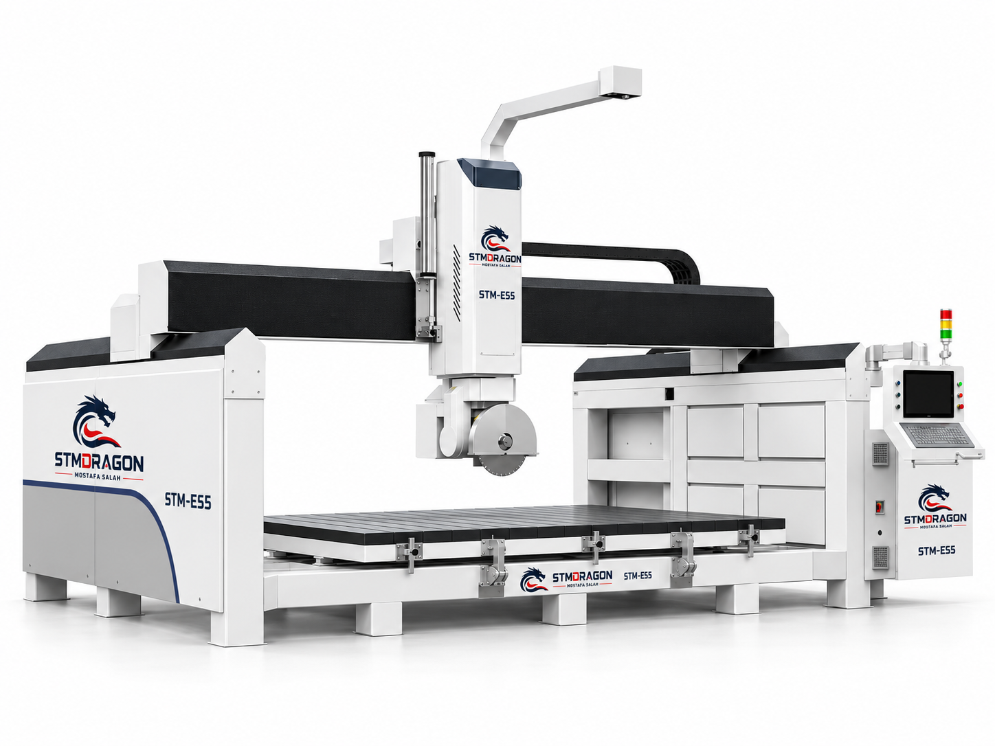 STMDRAGON STM-ES5 5 Axis CNC Stone Bridge Saw Machine
