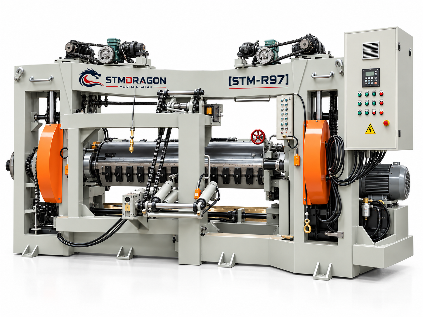STMDRAGON STM-R97 Automatic Spindle Rotary Face Veneer Peeling Lathe - Image 2