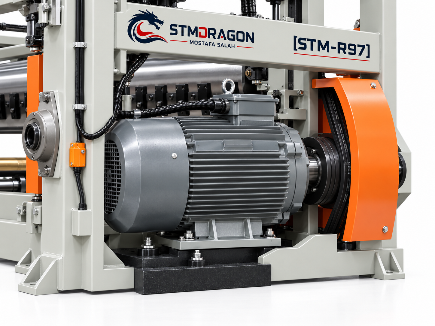 STMDRAGON STM-R97 Automatic Spindle Rotary Face Veneer Peeling Lathe - Image 4
