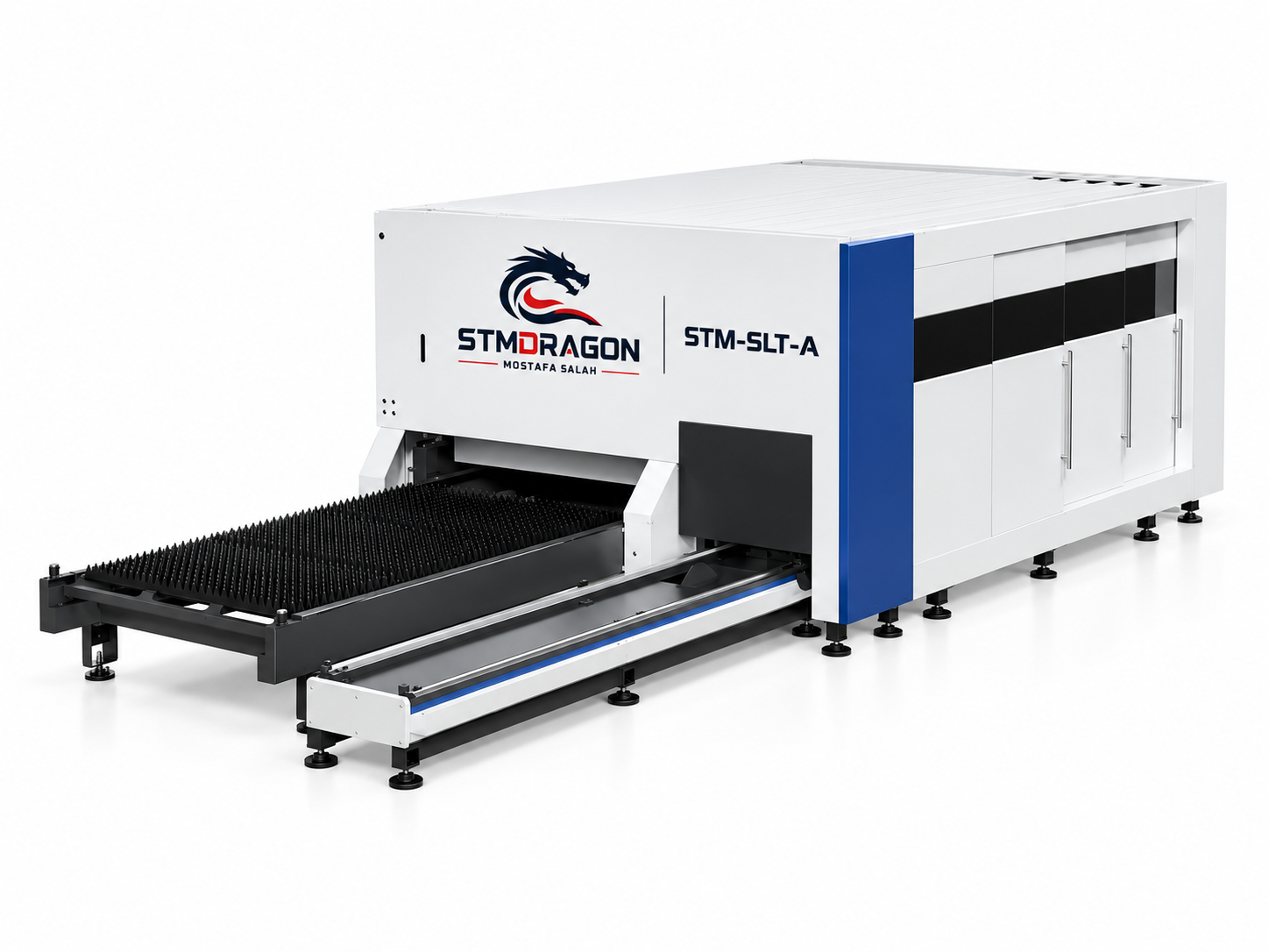 STMDRAGON SLT-A Fully Enclosed Exchange Table Metal Sheet & Tube Fiber Laser Cutting Machine - Image 3