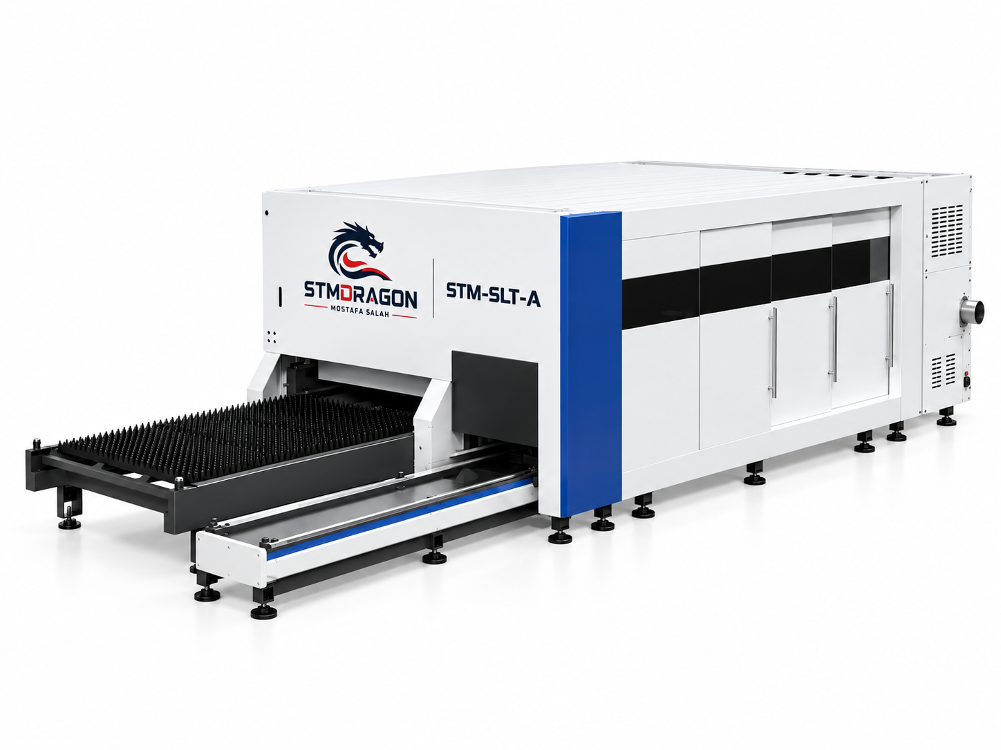 STMDRAGON SLT-A Fully Enclosed Exchange Table Metal Sheet & Tube Fiber Laser Cutting Machine