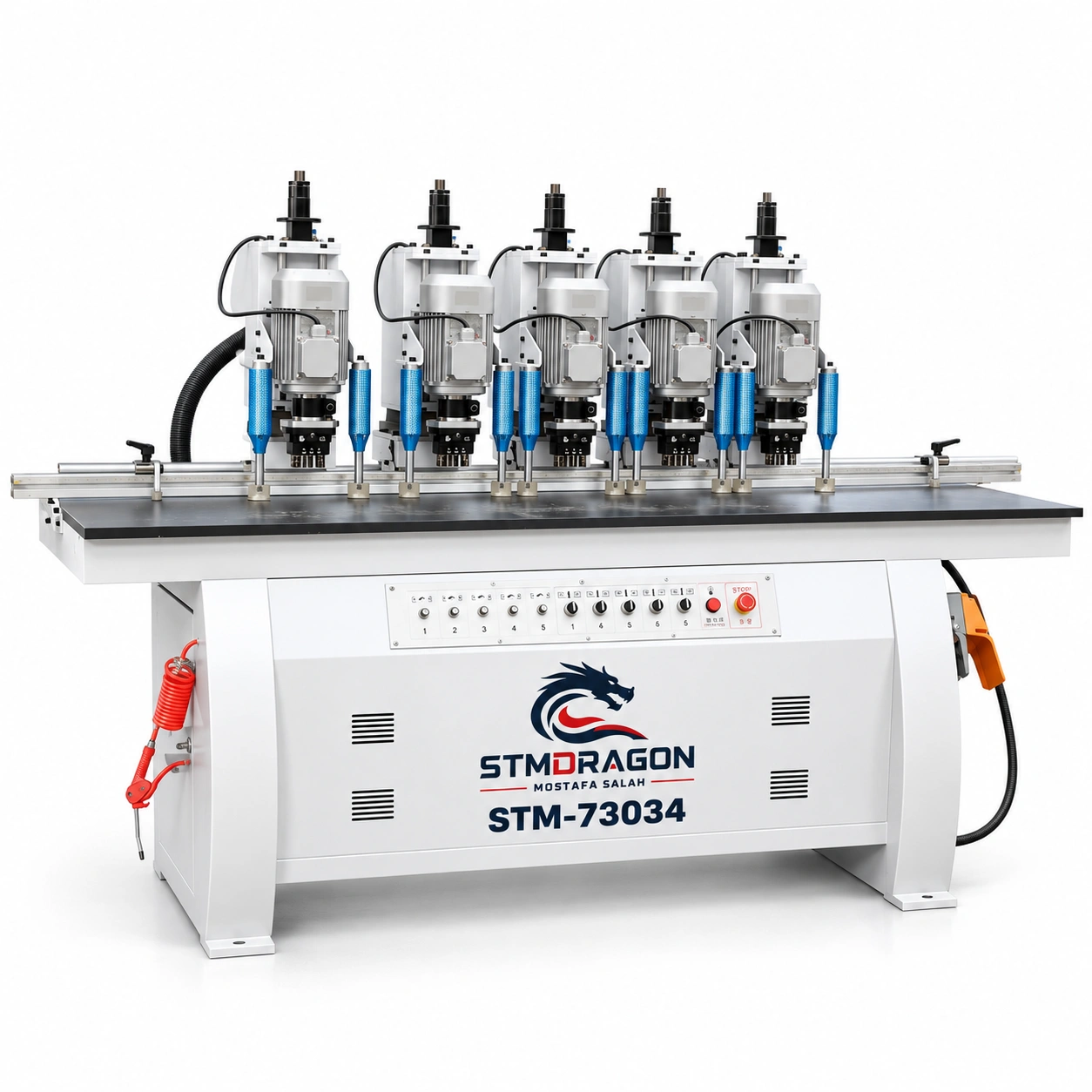 STMDRAGON STM-73034 Five Head Hinge Drilling Machine for Wood Furniture Panels