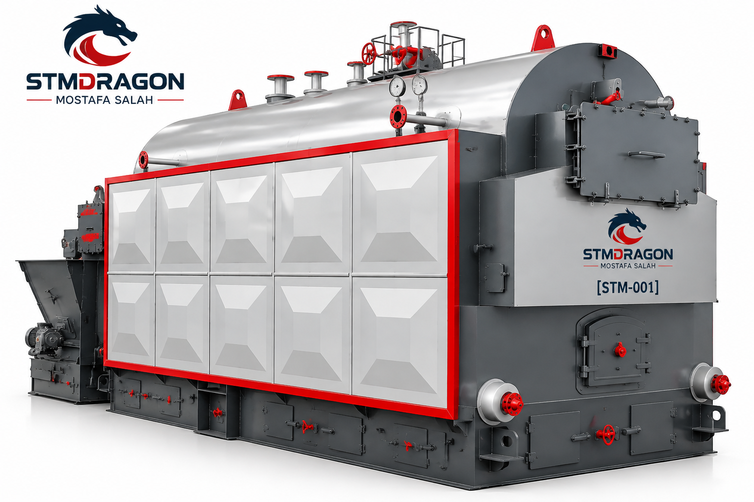 STMDRAGON STM-001 Biomass Wood Waste Steam Boiler for Plywood Making