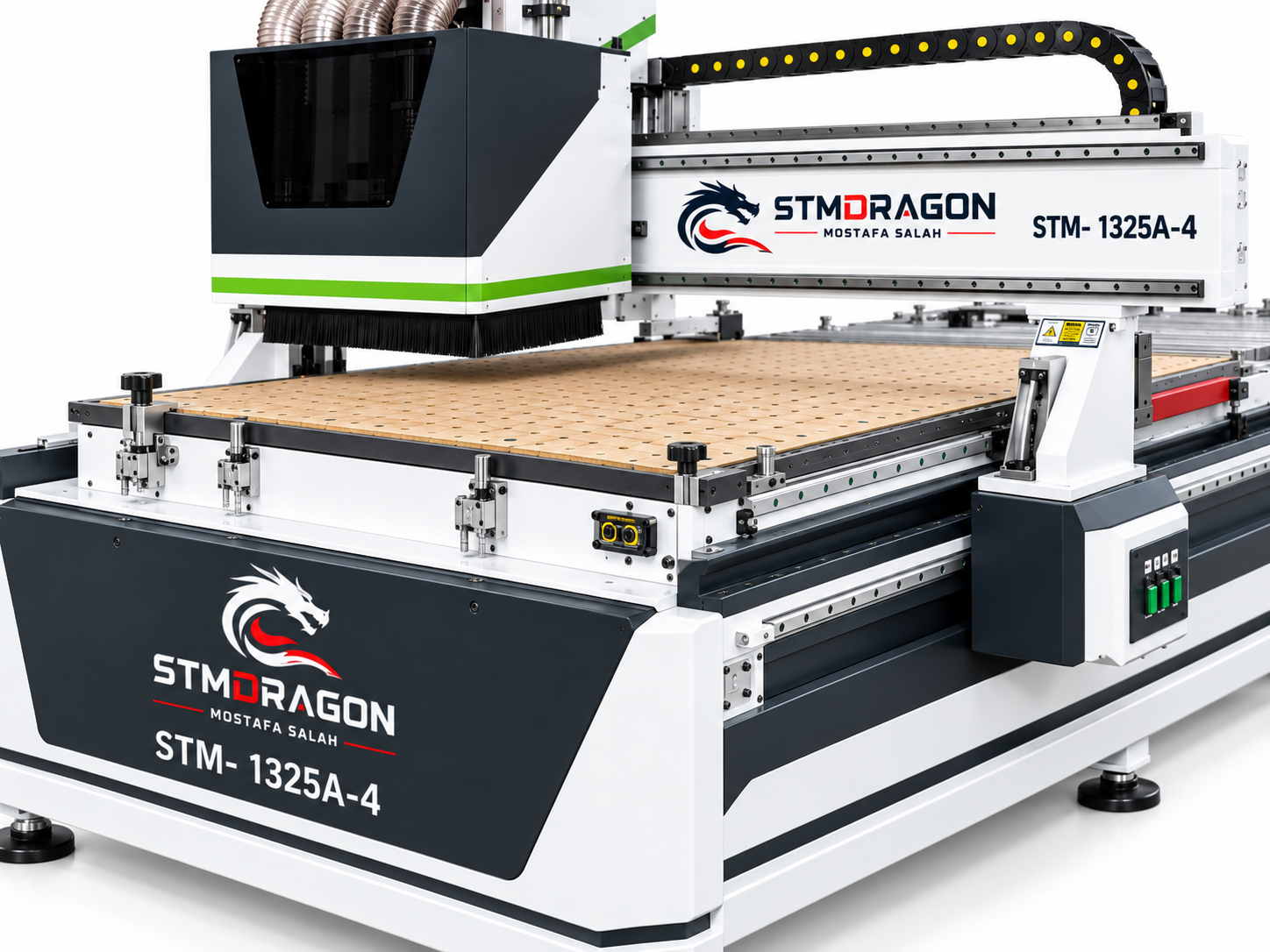 STMDRAGON STM-1325A-4 Four Spindles CNC Router Machine for Cutting, Drilling, Engraving & Milling - Image 3