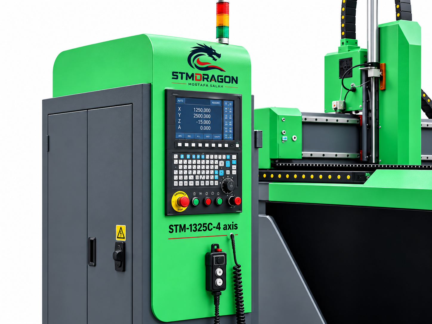 STMDRAGON STM-1325C-4 Axis CNC Router with Down-Sunk Table, 9kW HSD Spindle & ATC - Image 3