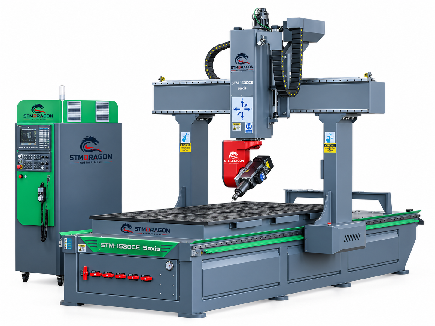 STMDRAGON STM-1530CE 5 Axis CNC Router Machine for Wood, Foam & Acrylic