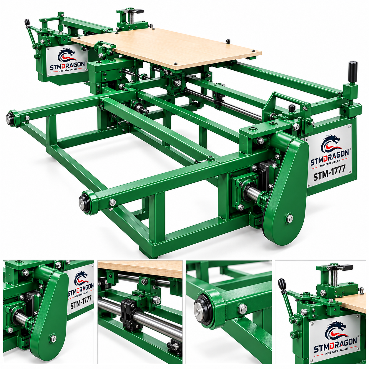 STMDRAGON STM-1777 Automatic Plywood Edge Cutting Saw Machine - Image 2