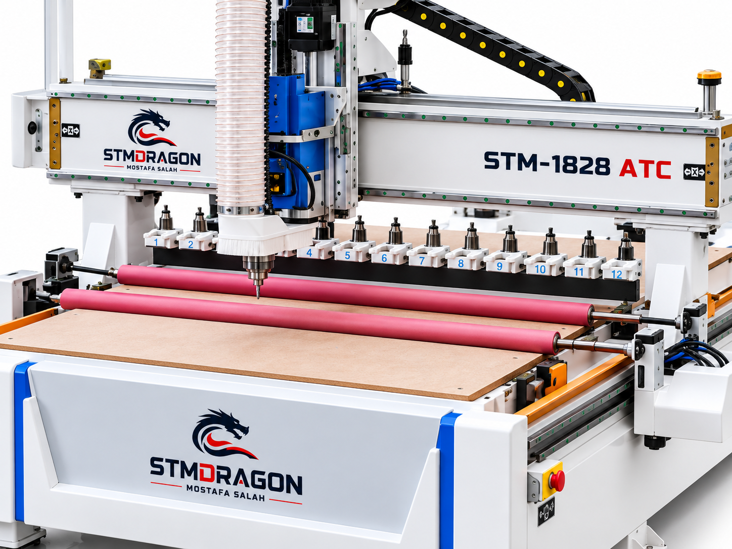 STMDRAGON STM-1828 ATC Loading & Unloading Nesting CNC Machine with Labeling Function - Image 2