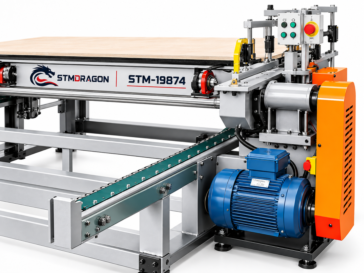 STMDRAGON STM-19874 Automatic Plywood Edge Cutting Saw Machine - Image 3