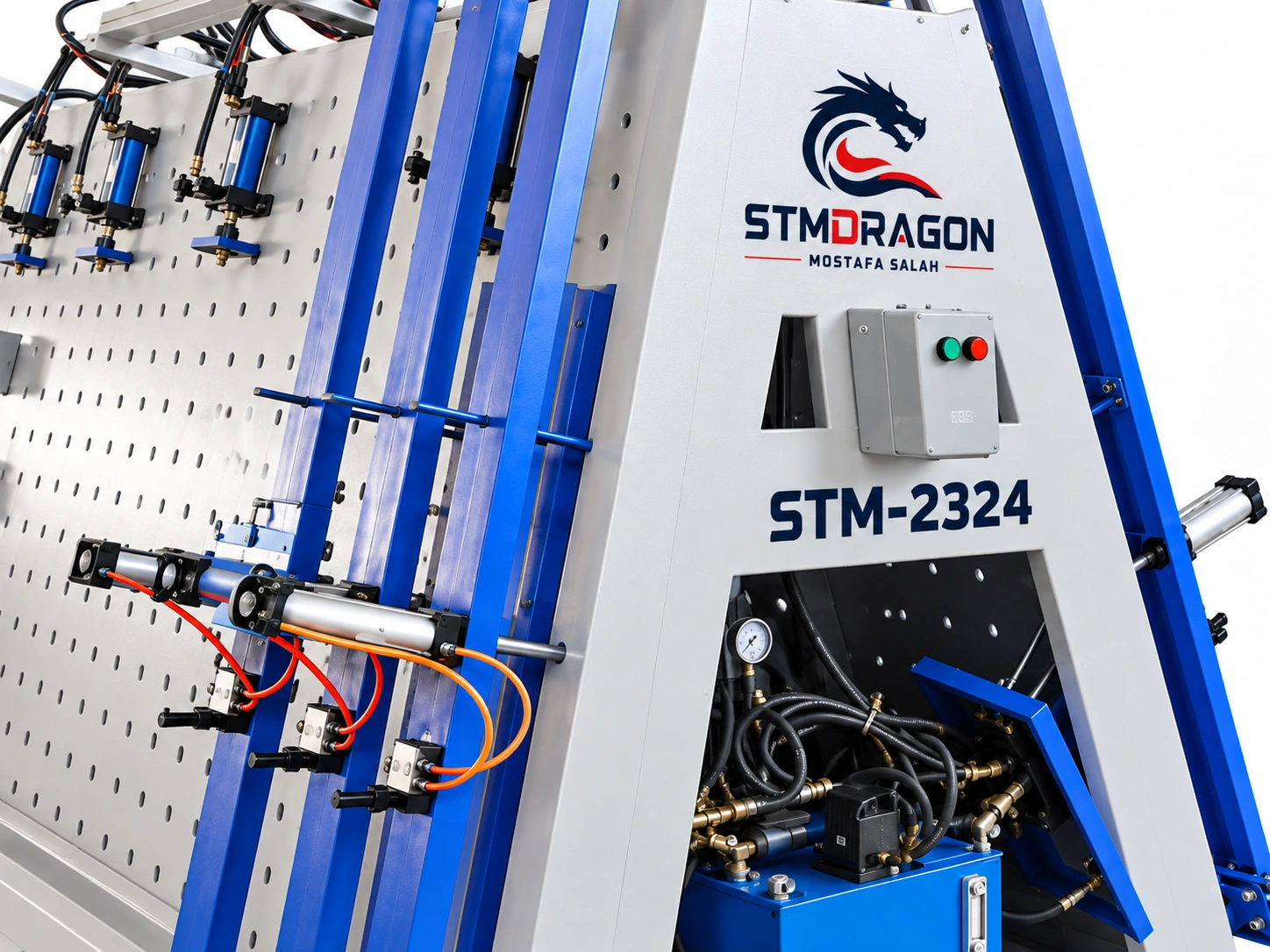 STMDRAGON STM-2324 Hydraulic Frame Assembly Machine – Double Side 4T Pressure - Image 2