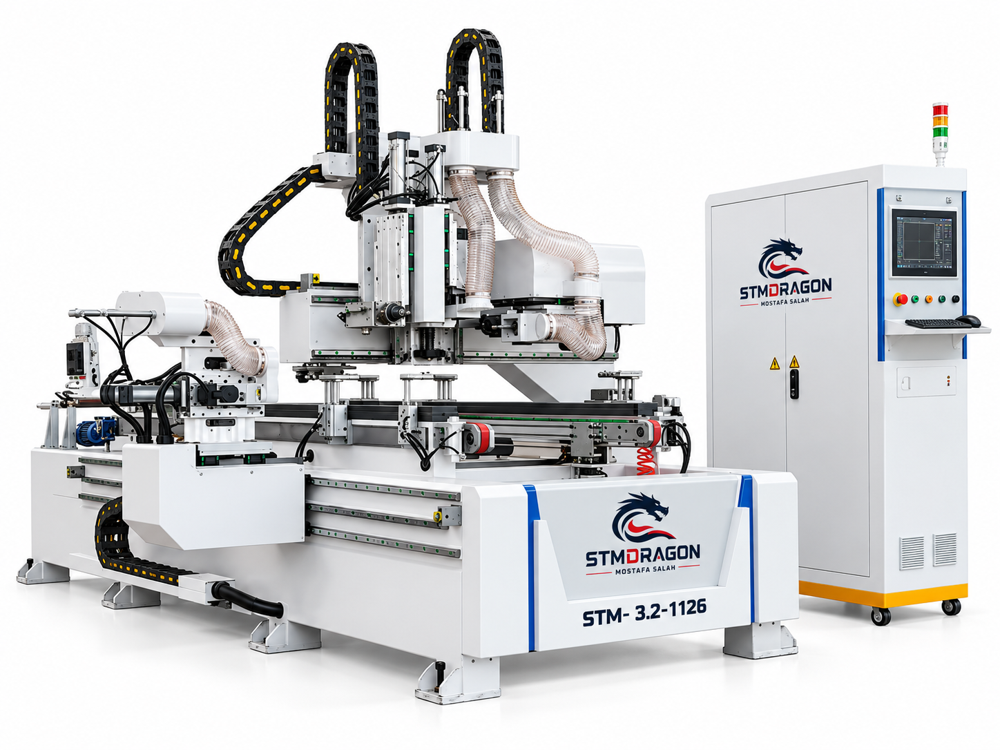 STMDRAGON STM-3.2-1126 Through-Type Double-Channel Keyhole Hinge Machine