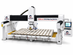 STMDRAGON STM-4+1 CNC Bridge Saw Machine with 5.5kW Spindle