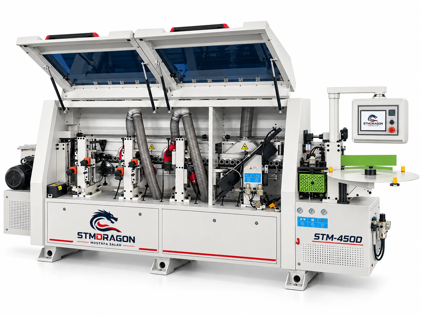 STMDRAGON STM-450D PVC Edge Banding Machine – 8kW Automatic Edge Bander - Image 2