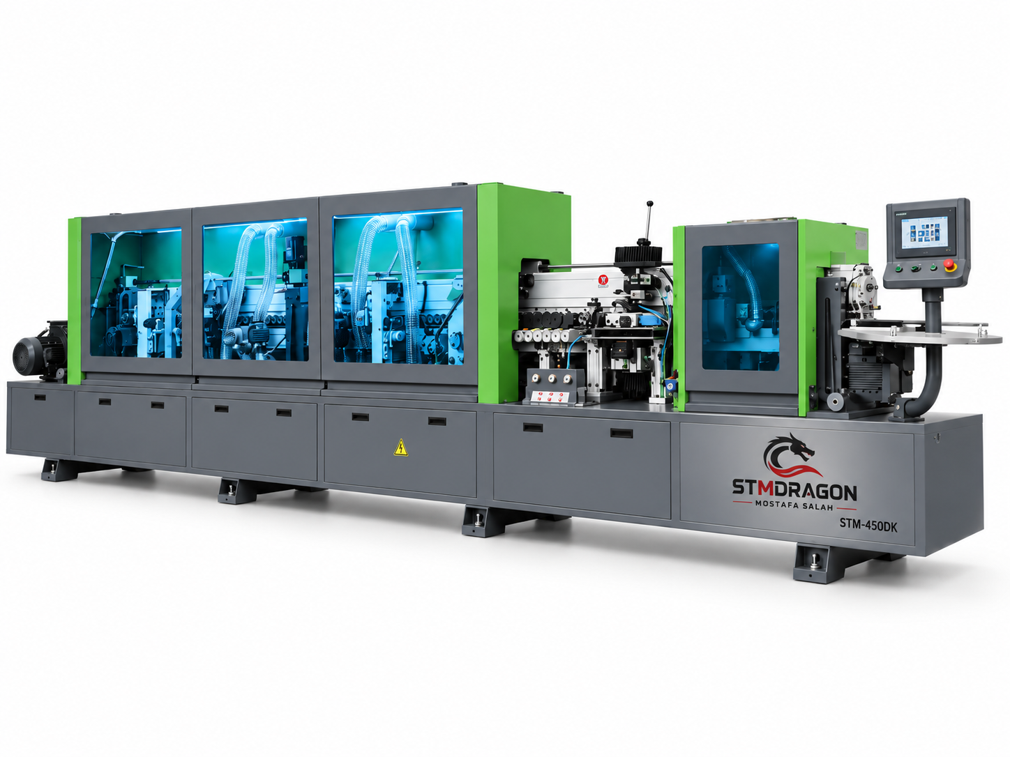 STMDRAGON STM-450DK Automatic PVC Wood Edge Banding Machine - Image 2