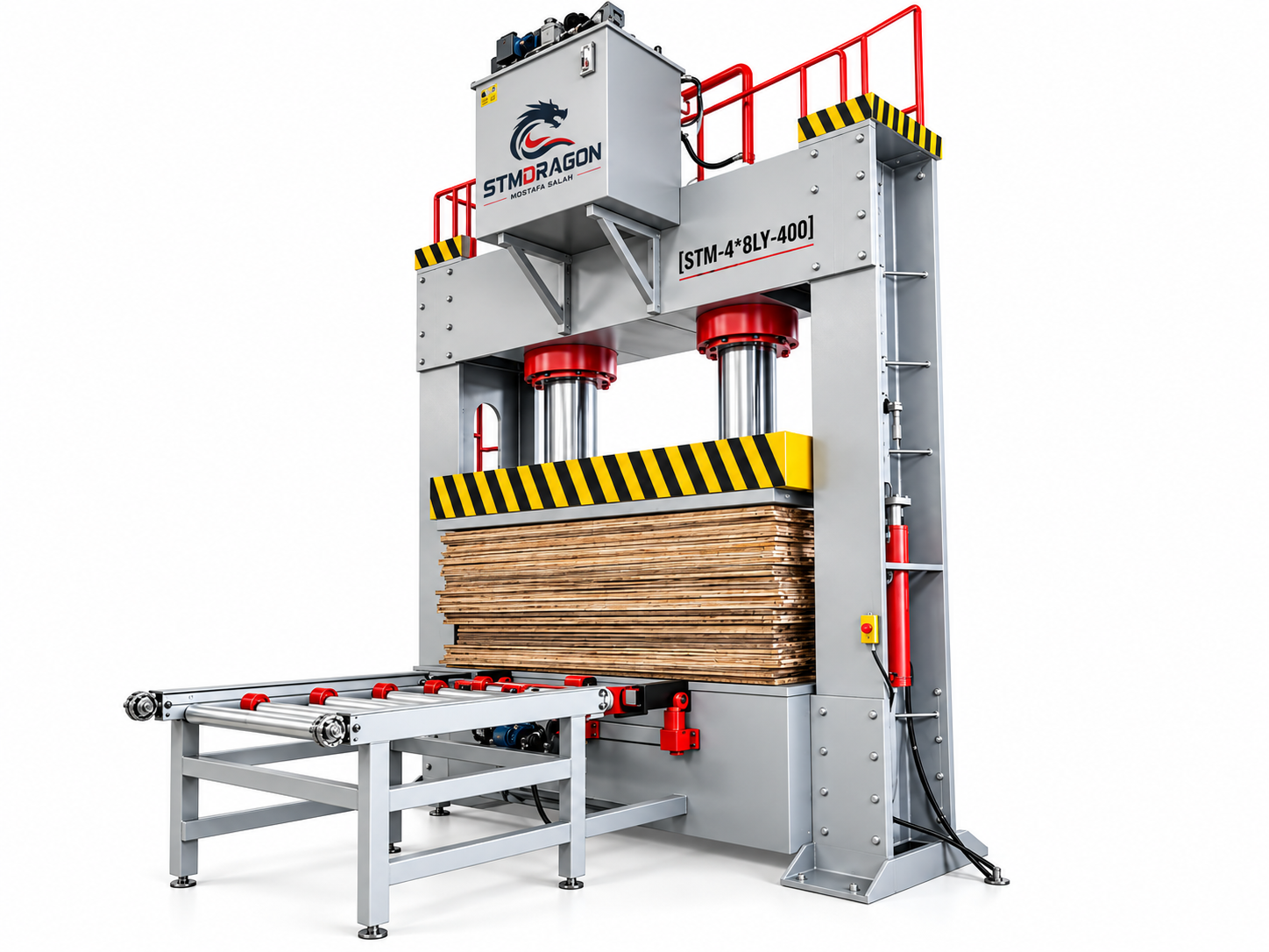 STMDRAGON STM-4*8LY-400 400T Hydraulic Plywood Cold Press Machine - Image 2