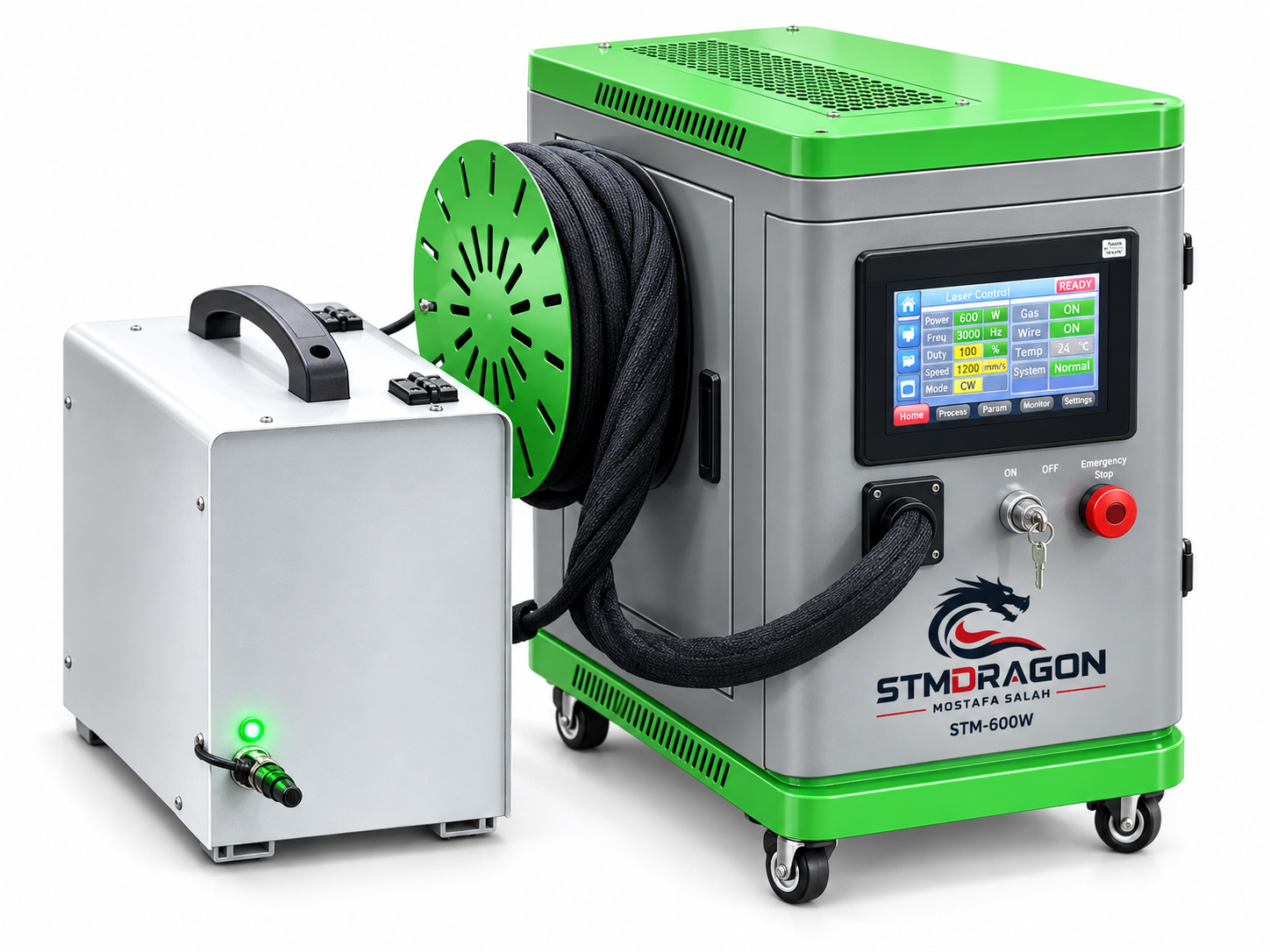 STMDRAGON STM-600W Handheld Fiber Laser Welding Machine for Metal Sheets - Image 2