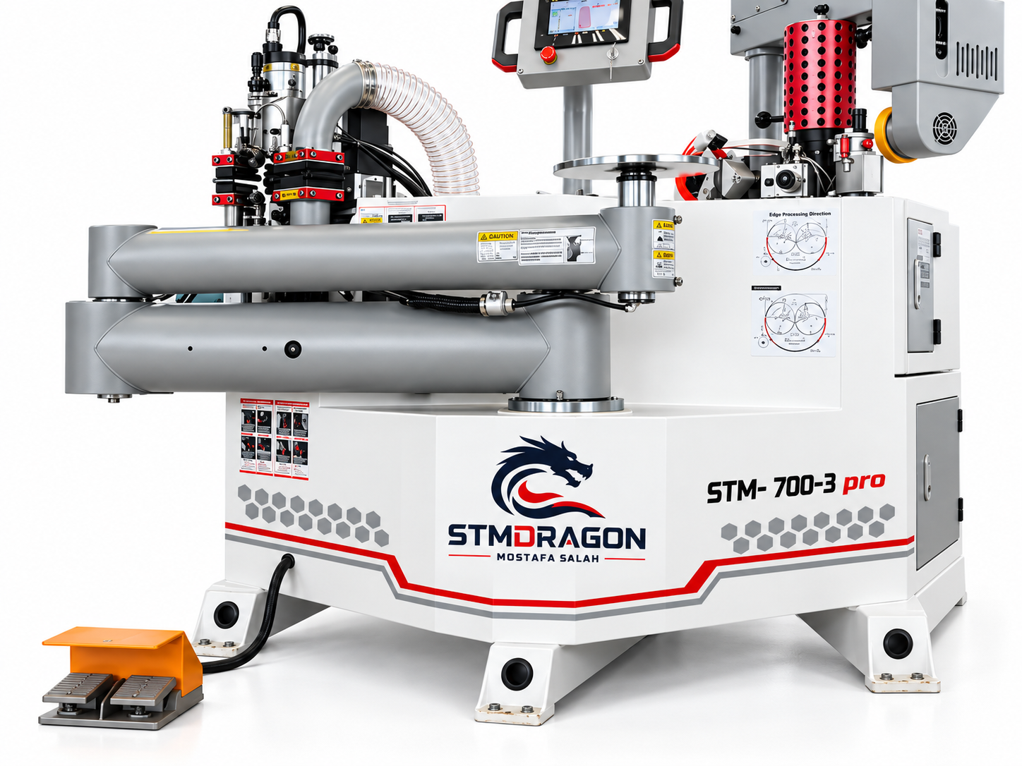 STMDRAGON STM-700-3 Pro Curve Edge Banding and Trimming Machine - Image 2
