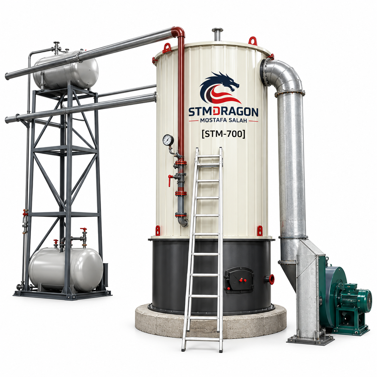 STMDRAGON STM-700 Biomasse-Wärmeübertragungsöl-Kesselmaschine für Sperrholz