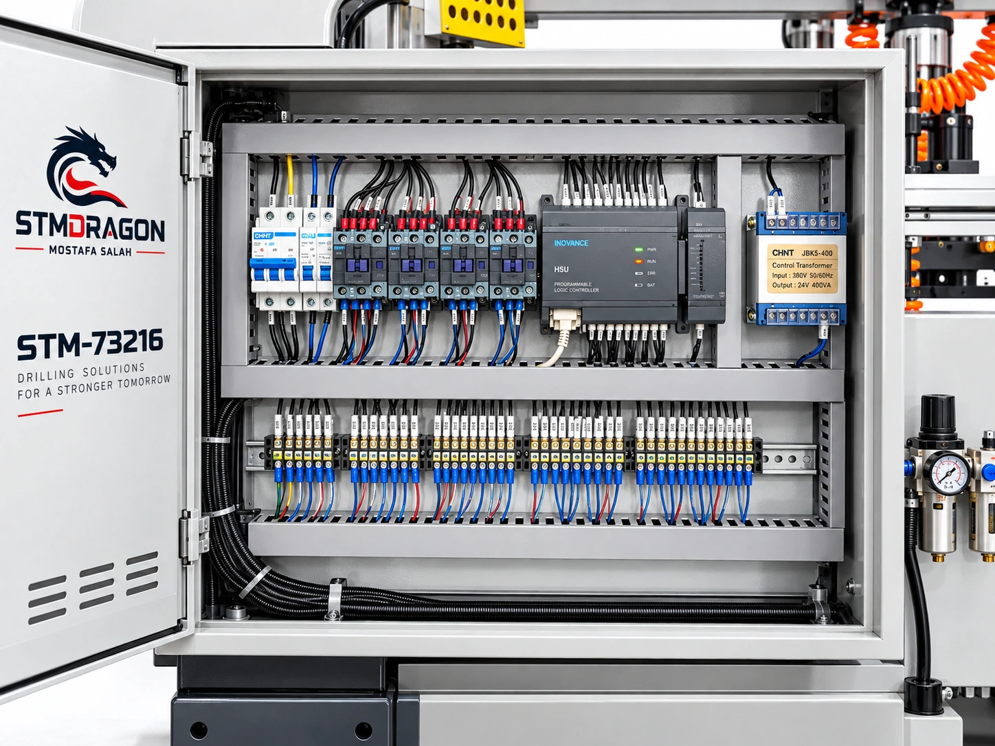 STMDRAGON STM-73216 Furniture Drilling Machine – 9kW Multi-Spindle CNC Drilling Machine - Image 2
