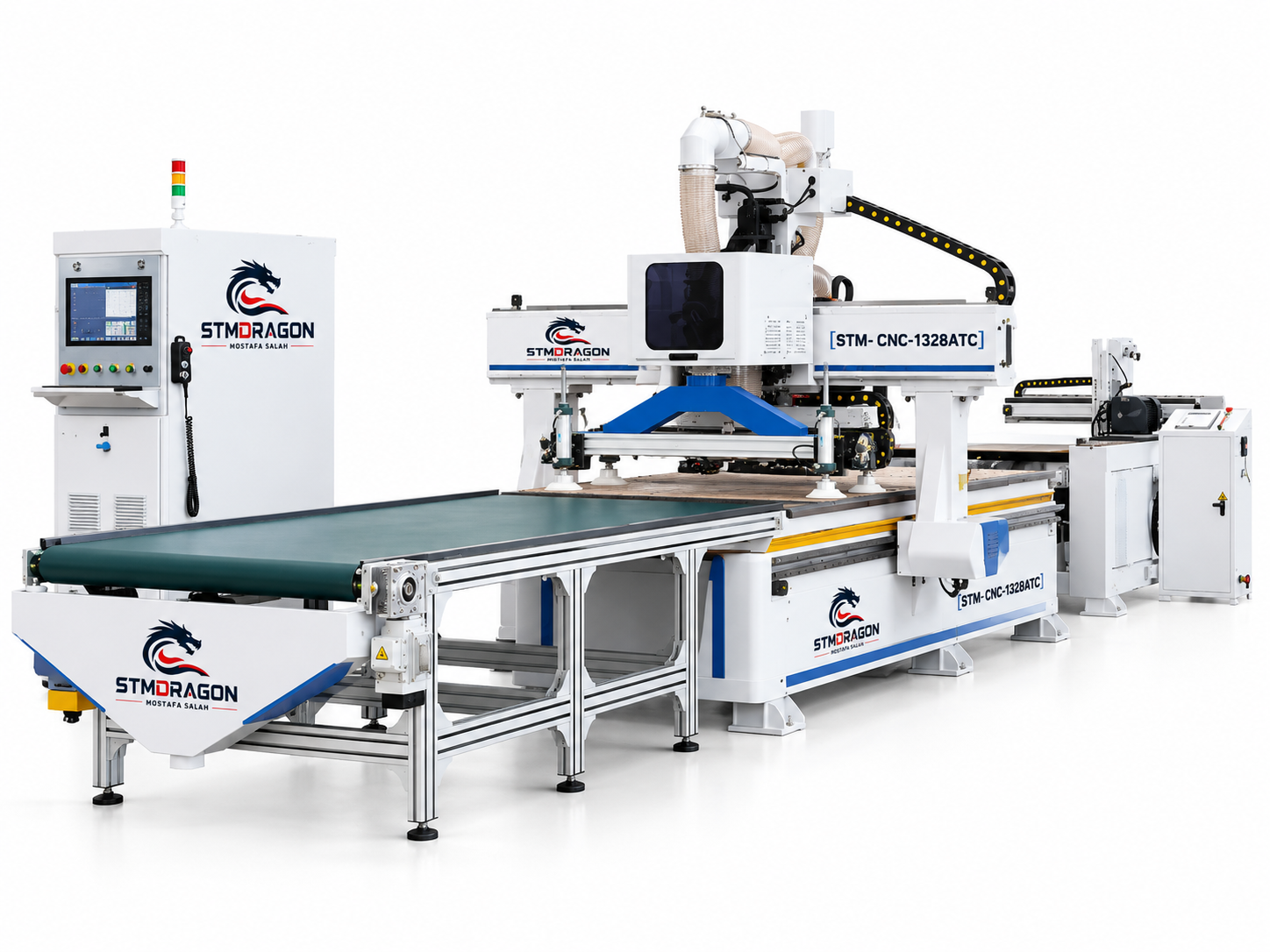STMDRAGON STM-CNC-1328ATC Loading & Unloading ATC Nesting CNC Machine with Labeling Function