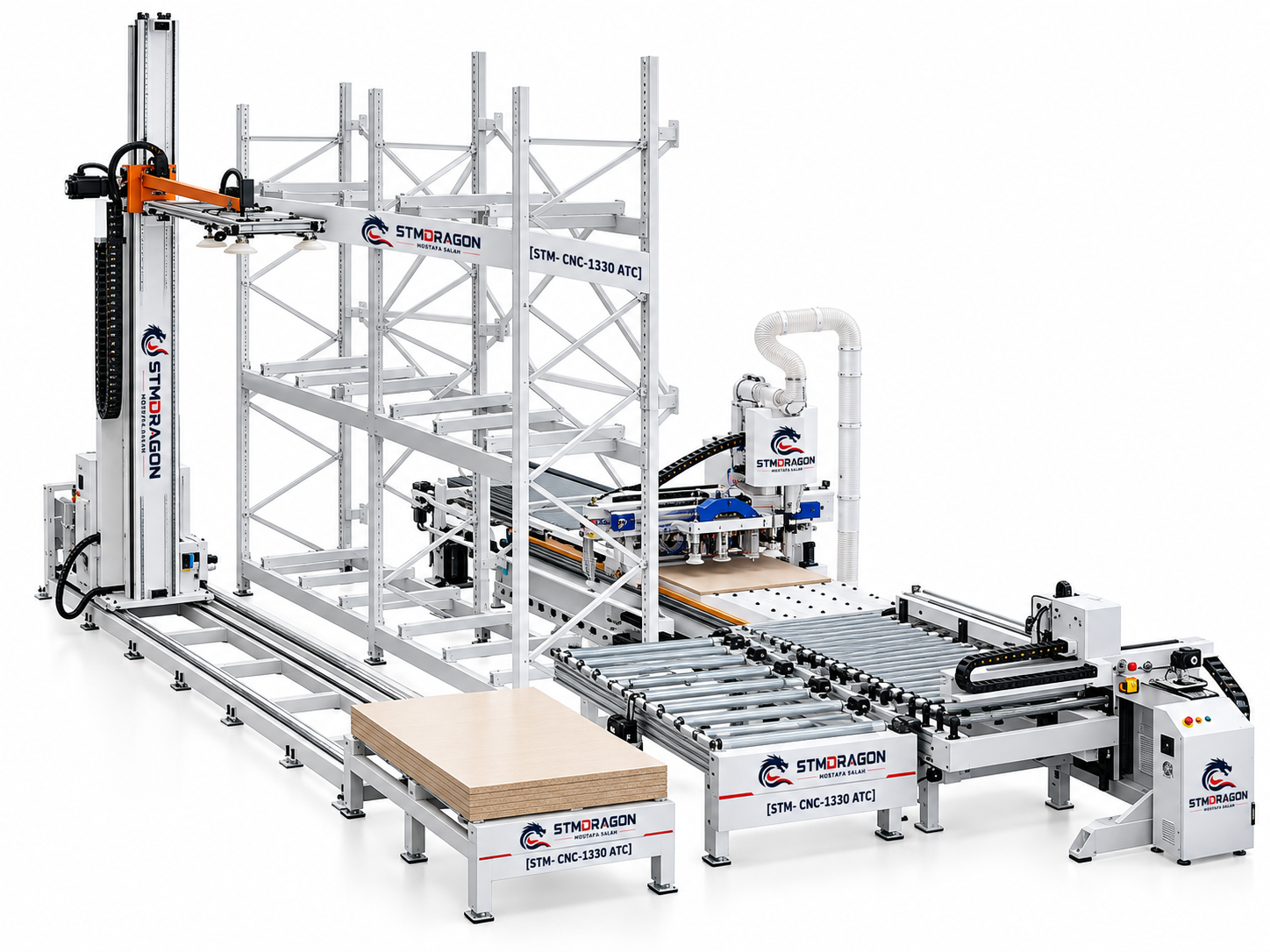 STMDRAGON STM-CNC-1330 ATC Intelligent Labeling & Nesting CNC Workstation