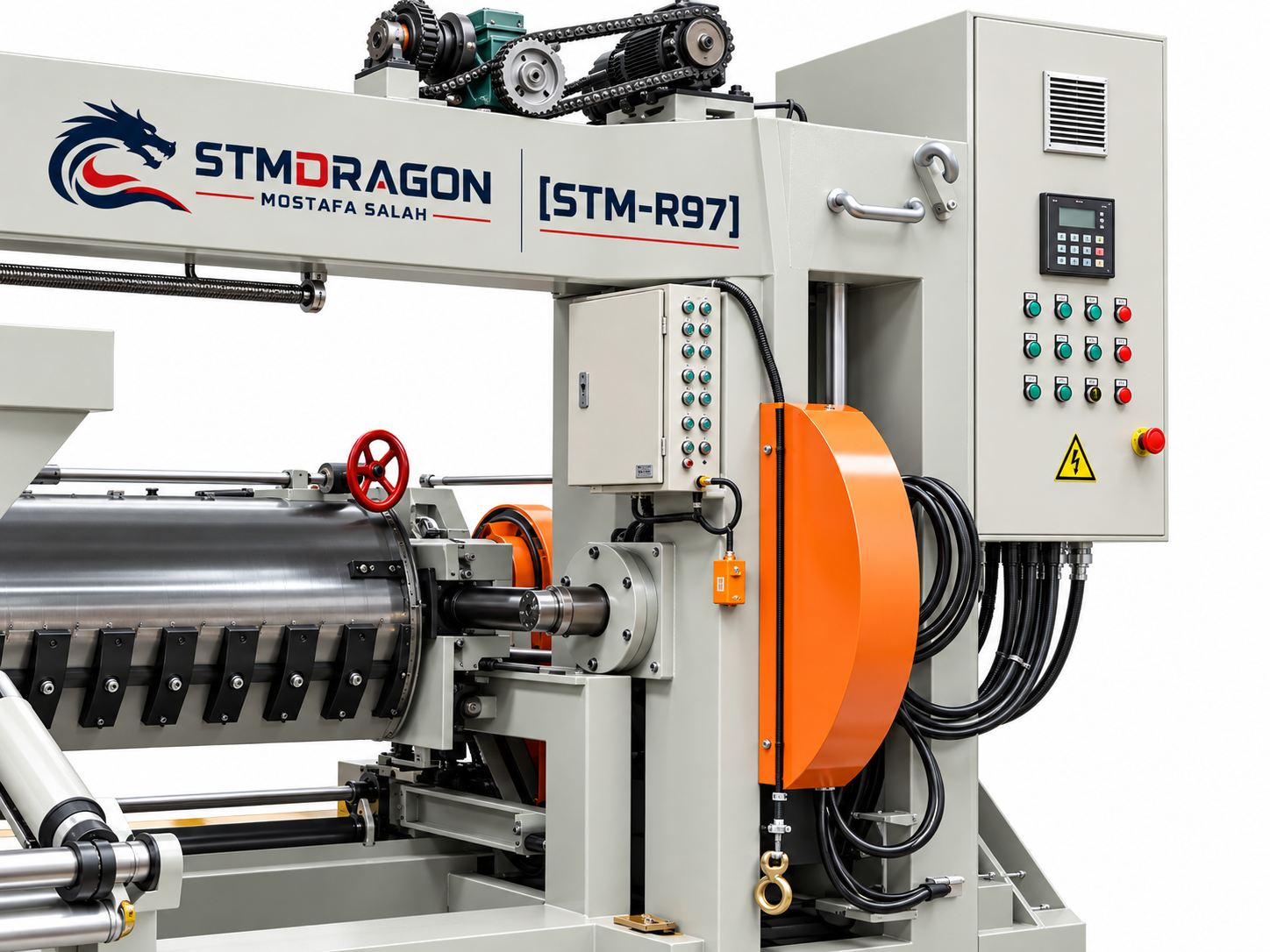 STMDRAGON STM-R97 Automatic Spindle Rotary Face Veneer Peeling Lathe - Image 3