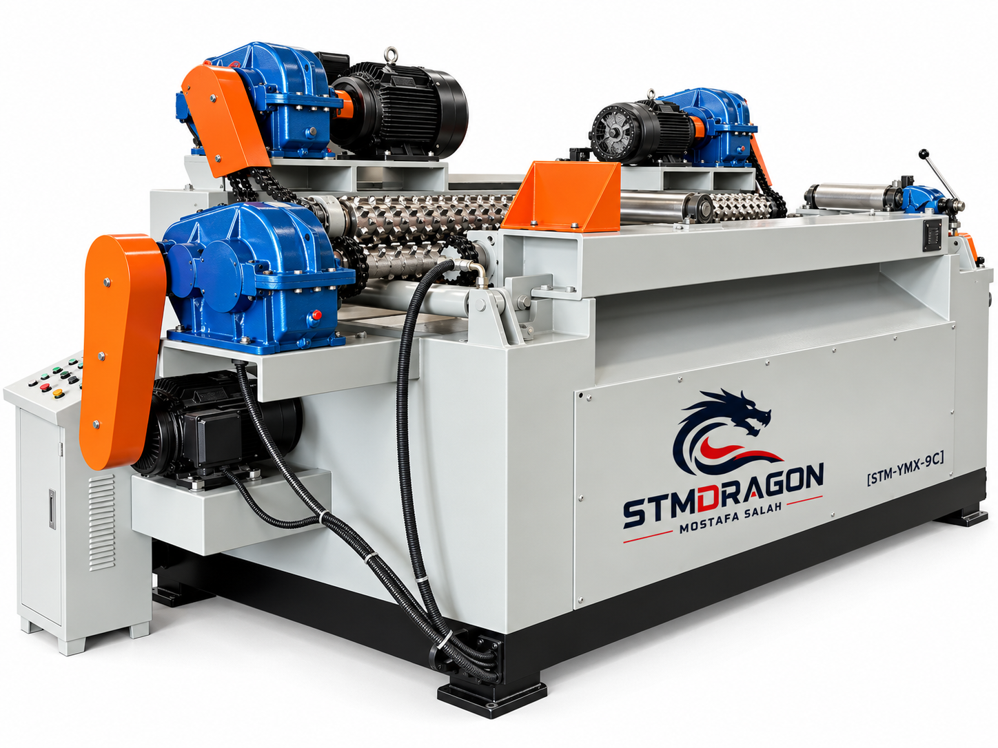 STMDRAGON STM-YMX-9C Log Sawing & Debarking Cutting Machine