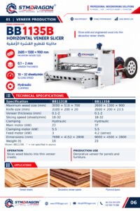 STMDRAGON BB1131B Horizontal Veneer Slicer