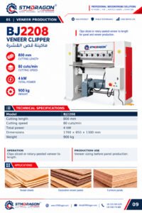STMDRAGON BJ2208 Veneer Clipper
