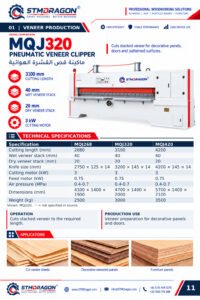STMDRAGON MQJ268 Pneumatic Veneer Clipper