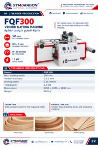 STMDRAGON FQF300 Veneer Slitting Machine