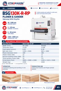 STMDRAGON BSG130K-R-RP Planer & Sander