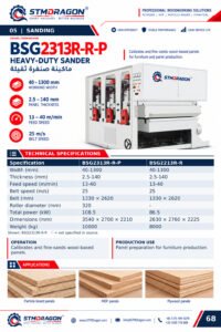 STMDRAGON BSG2213R-R Heavy-Duty Sander
