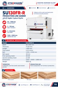 STMDRAGON SU130FR-R Production Line Sander